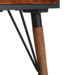 1-Drawer Wood & Metal Table -Accent Furniture Shop 1 drawer wood metal table 3