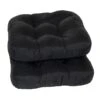 2-Pack Black Microsuede Chair Pads 2 2-Pack Black Microsuede Chair Pads -Accent Furniture Shop 2 pack black microsuede chair pads