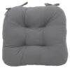 2-Pack Dark Grey Microsuede Chair Pads -Accent Furniture Shop 2 pack dark grey microsuede chair pads