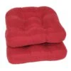 2-Pack Red Microsuede Chair Pads 1 2-Pack Red Microsuede Chair Pads -Accent Furniture Shop 2 pack red microsuede chair pads