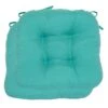 2-Pack Turquoise Microsuede Chair Pads -Accent Furniture Shop 2 pack turquoise microsuede chair pads