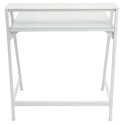 2-Tier Lola Desk, White -Accent Furniture Shop 2 tier lola desk white 4