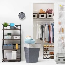 4-Tier Dakota Black & Brown Industrial Modern Bookshelf, 49" 16 4-Tier Dakota Black & Brown Industrial Modern Bookshelf, 49" -Accent Furniture Shop 4 tier dakota black brown industrial modern bookshelf 49 5