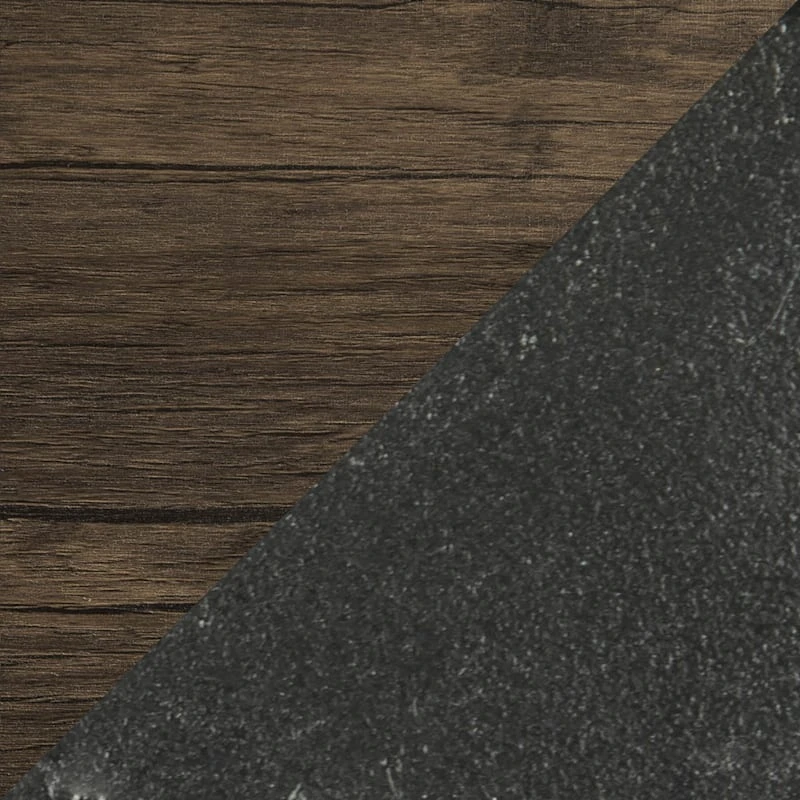 4-Tier Dakota Black & Brown Industrial Modern Bookshelf, 49" 10 4-Tier Dakota Black & Brown Industrial Modern Bookshelf, 49" - Image 8