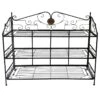 40in. Bronze/Gold 3 Tier, Large Bakers Rack -Accent Furniture Shop 40in. bronze gold 3 tier large bakers rack