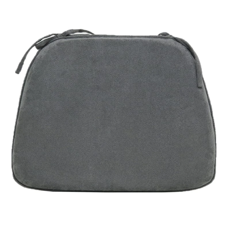 Alexander Grey Plush Foam Chair Pad 3 Alexander Grey Plush Foam Chair Pad