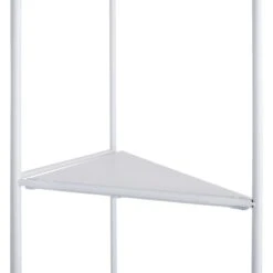 Alice Folding Corner Shelf, White 10 Alice Folding Corner Shelf, White -Accent Furniture Shop alice folding corner shelf white 3