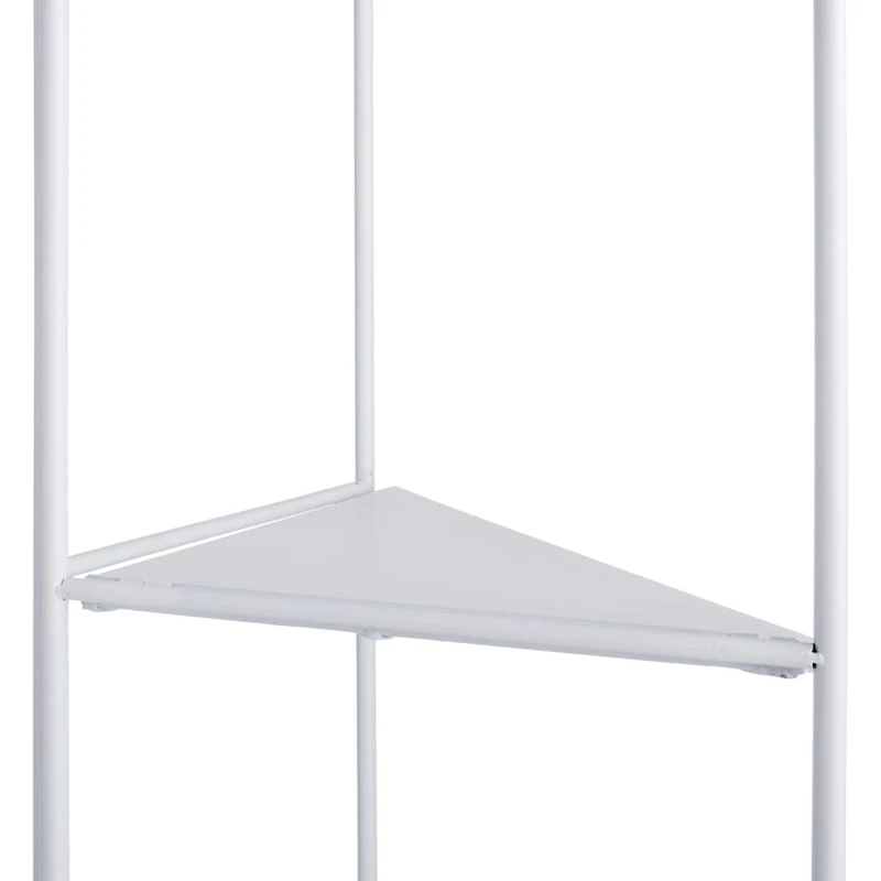 Alice Folding Corner Shelf, White 6 Alice Folding Corner Shelf, White - Image 4