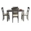 Anderson 5-Piece Dining Set, Grey -Accent Furniture Shop anderson 5 piece dining set grey
