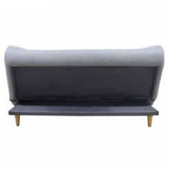 Arya Grey Fabric Tufted Sofa Bed -Accent Furniture Shop arya grey fabric tufted sofa bed 4