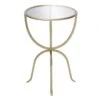 Astoria Round Accent Table, Gold -Accent Furniture Shop astoria round accent table gold