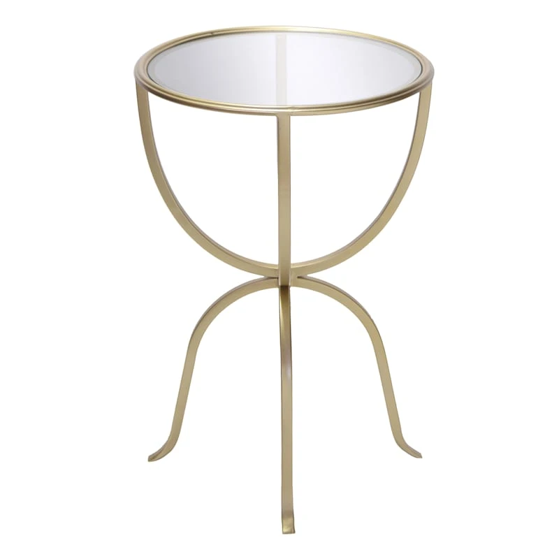 Astoria Round Accent Table, Gold 3 Astoria Round Accent Table, Gold
