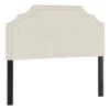 Belize Cream Nail Head Trim Queen Headboard -Accent Furniture Shop belize cream nail head trim queen headboard