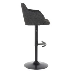 Bryce Adjustable Barstool, Dark Grey -Accent Furniture Shop bryce adjustable barstool dark grey 2