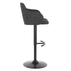 Bryce Adjustable Barstool, Dark Grey -Accent Furniture Shop bryce adjustable barstool dark grey 3
