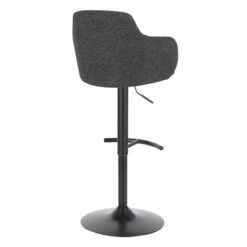 Bryce Adjustable Barstool, Dark Grey -Accent Furniture Shop bryce adjustable barstool dark grey 4
