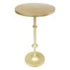 Calvin Gold Metal Accent Table, 22" 1 Calvin Gold Metal Accent Table, 22" -Accent Furniture Shop calvin gold metal accent table 22