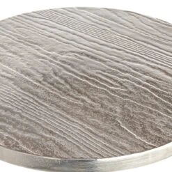 Calvin Silver Metal Accent Table, 22" -Accent Furniture Shop calvin silver metal accent table 22 2