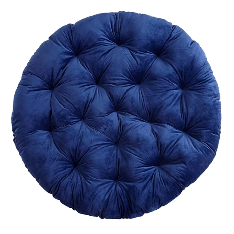 Classic Plush Papasan Cushion, Nautical Blue 3 Classic Plush Papasan Cushion, Nautical Blue