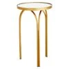 Colton Mirrored-Top Accent Table, Gold 2 Colton Mirrored-Top Accent Table, Gold -Accent Furniture Shop colton mirrored top accent table gold