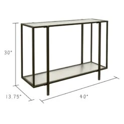 Crosby St Cooper Metal Console Table, Black 11 Crosby St Cooper Metal Console Table, Black -Accent Furniture Shop crosby st cooper metal console table black 3