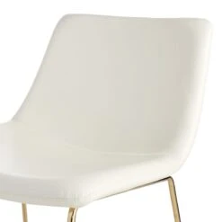 Crosby St Drake Faux Leather Lounge Chair, White -Accent Furniture Shop crosby st drake faux leather lounge chair white 4