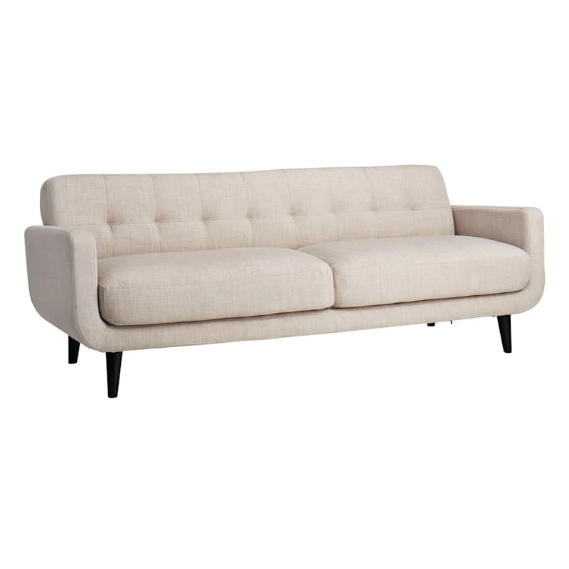 Crosby St Hadley Tufted Back Sofa, Taupe 3 Crosby St Hadley Tufted Back Sofa, Taupe