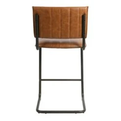 Crosby St Luka Faux Leather Counter Stool, Light Brown -Accent Furniture Shop crosby st luka faux leather counter stool light brown 3