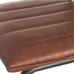 Crosby St Luka Faux Leather Counter Stool, Light Brown -Accent Furniture Shop crosby st luka faux leather counter stool light brown 4