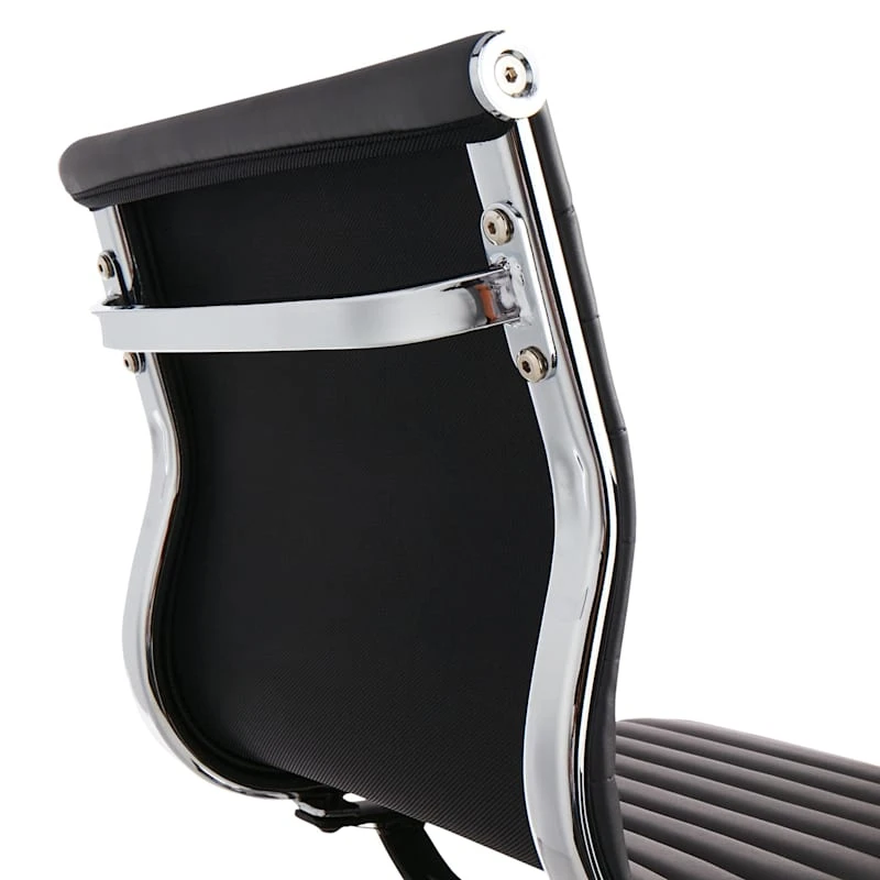 Crosby St Maxwell Adjustable Faux Leather Barstool, Grey 6 Crosby St Maxwell Adjustable Faux Leather Barstool, Grey - Image 4