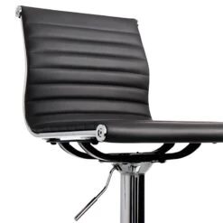 Crosby St Maxwell Adjustable Faux Leather Barstool, Grey 12 Crosby St Maxwell Adjustable Faux Leather Barstool, Grey -Accent Furniture Shop crosby st maxwell adjustable faux leather barstool grey 4