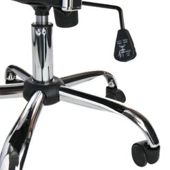 Crosby St Maxwell Adjustable Faux Leather Office Chair, Black -Accent Furniture Shop crosby st maxwell adjustable faux leather office chair black 4