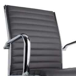 Crosby St Maxwell Adjustable Faux Leather Office Chair, Grey -Accent Furniture Shop crosby st maxwell adjustable faux leather office chair grey 2