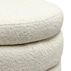 Crosby St Pax Cream Boucle Storage Ottoman -Accent Furniture Shop crosby st pax cream boucle storage ottoman 2
