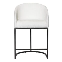 Crosby St Portia Counter Stool, Cream