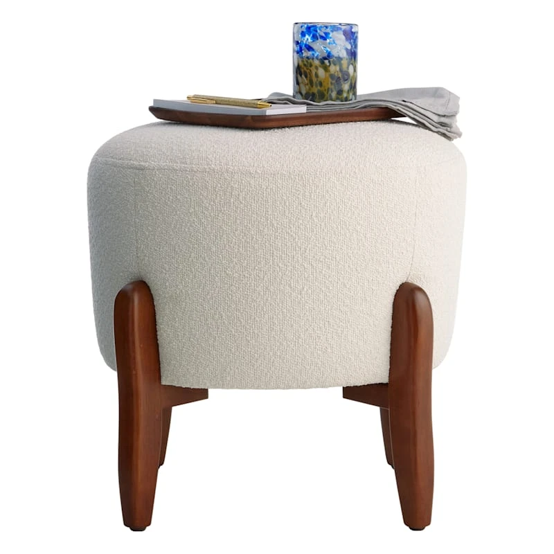 Crosby St Remi Round Ottoman 4 Crosby St Remi Round Ottoman - Image 2