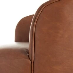 Crosby St Swivel Faux Leather Tub Chair -Accent Furniture Shop crosby st swivel faux leather tub chair 3