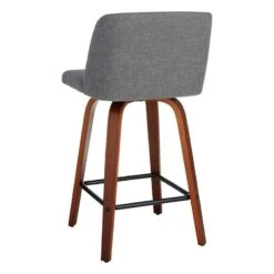 Crosby St Toriano Upholstered Counter Stool, 26" -Accent Furniture Shop crosby st toriano upholstered counter stool 26 1