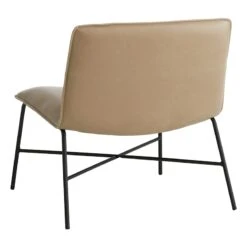 Crosby St Zoey Faux Leather Accent Chair, Light Grey 9 Crosby St Zoey Faux Leather Accent Chair, Light Grey -Accent Furniture Shop crosby st zoey faux leather accent chair light grey 2