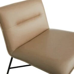 Crosby St Zoey Faux Leather Accent Chair, Light Grey 10 Crosby St Zoey Faux Leather Accent Chair, Light Grey -Accent Furniture Shop crosby st zoey faux leather accent chair light grey 3