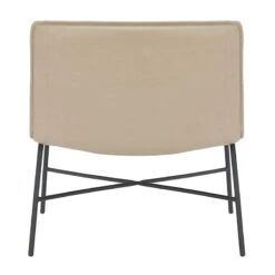 Crosby St Zoey Faux Leather Accent Chair, Light Grey 11 Crosby St Zoey Faux Leather Accent Chair, Light Grey -Accent Furniture Shop crosby st zoey faux leather accent chair light grey 4