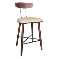 Davey Wooden Barstool