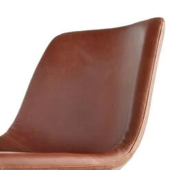 Drake Cognac Faux Leather Modern Industrial Barstool, 30" 13 Drake Cognac Faux Leather Modern Industrial Barstool, 30" -Accent Furniture Shop drake cognac faux leather modern industrial barstool 30 4