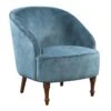 Ella Slate Blue Accent Chair -Accent Furniture Shop ella slate blue accent chair