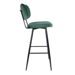 Emerald Velvet Barstool -Accent Furniture Shop emerald velvet barstool 2