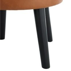 Emmy Ottoman Faux Leather, Cognac 7 Emmy Ottoman Faux Leather, Cognac -Accent Furniture Shop emmy ottoman faux leather cognac 2