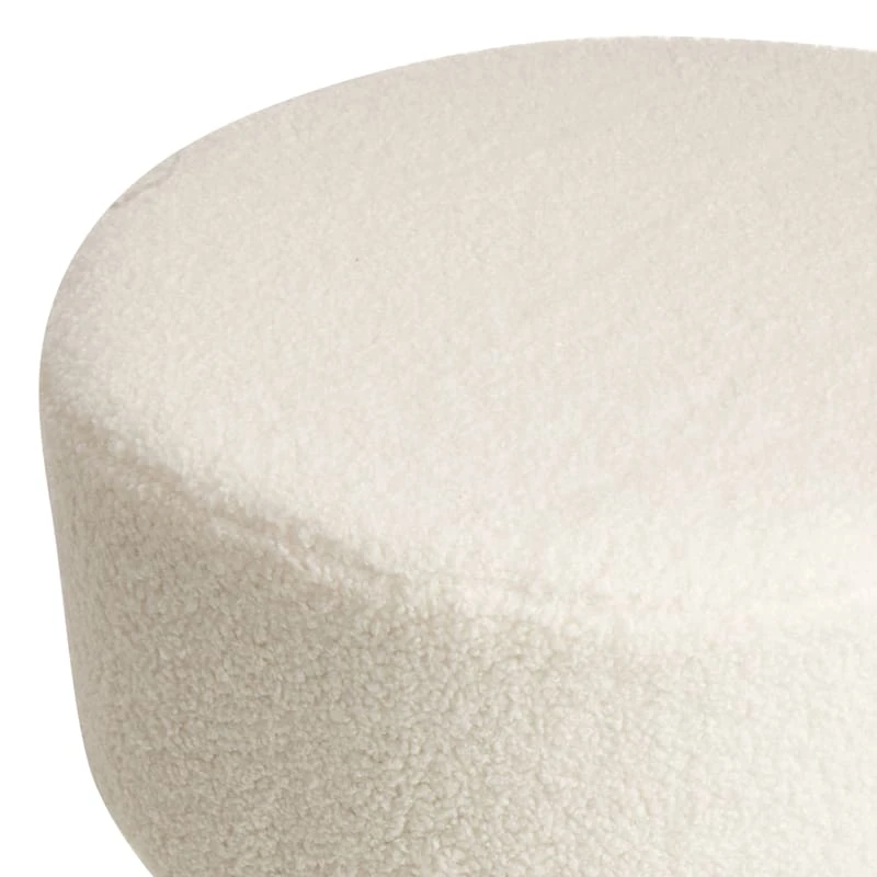 Emmy Ottoman, Sherpa Cream 5 Emmy Ottoman, Sherpa Cream - Image 3