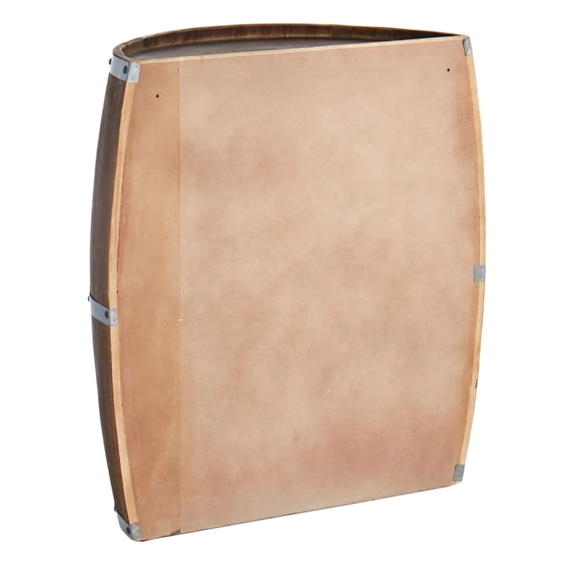 Faux Wine Barrel 2 Tier Display Shelf 8 Faux Wine Barrel 2 Tier Display Shelf - Image 6