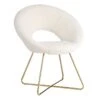 Felicity Faux Fur Accent Chair Cream -Accent Furniture Shop felicity faux fur accent chair cream