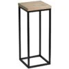 Fiona Wood Top Plant Stand With Metal Base, Small 2 Fiona Wood Top Plant Stand With Metal Base, Small -Accent Furniture Shop fiona wood top plant stand with metal base small